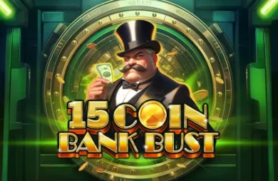 15 Coin Bank Bust