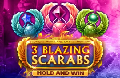 3 Blazing Scarabs Hold and Win