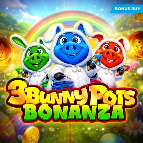 3 Bunny Pots Bonanza