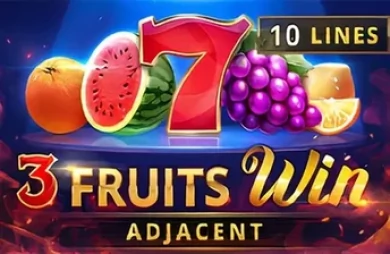 3 Fruits Win: 10 lines