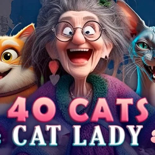 40 Cats And Cat Lady
