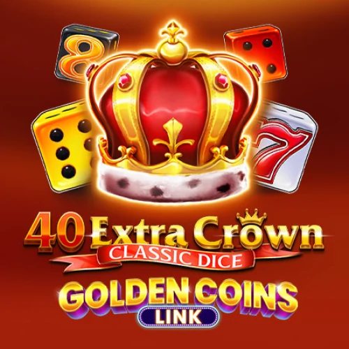 40 Extra Crown Classic Dice Golden Coins Link