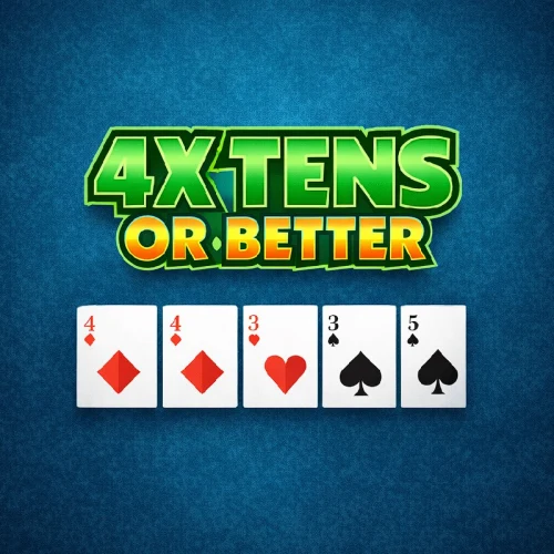4x Tens Or Better Poker
