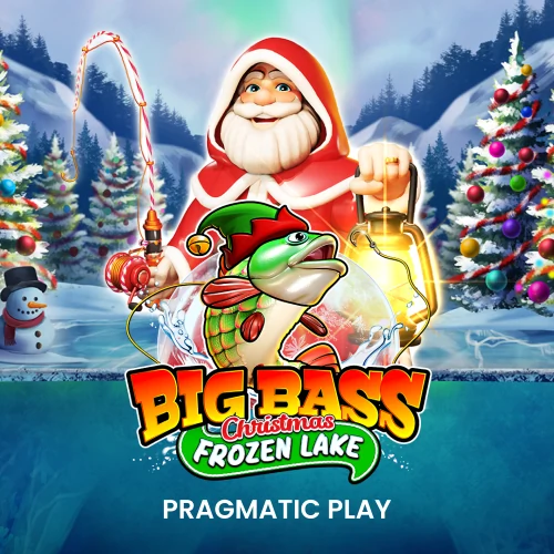 Big Bass Christmas Frozen Lake