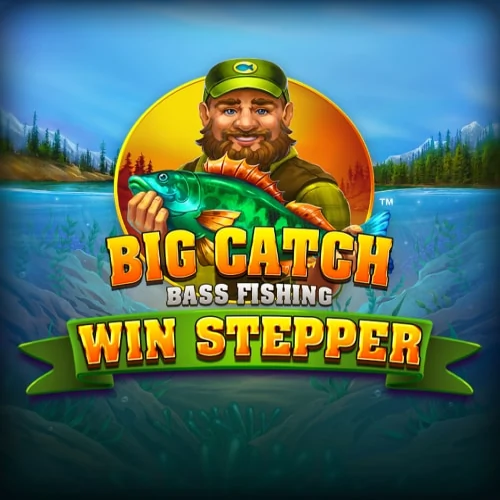 Big Catch Bass Fishing Win Stepper