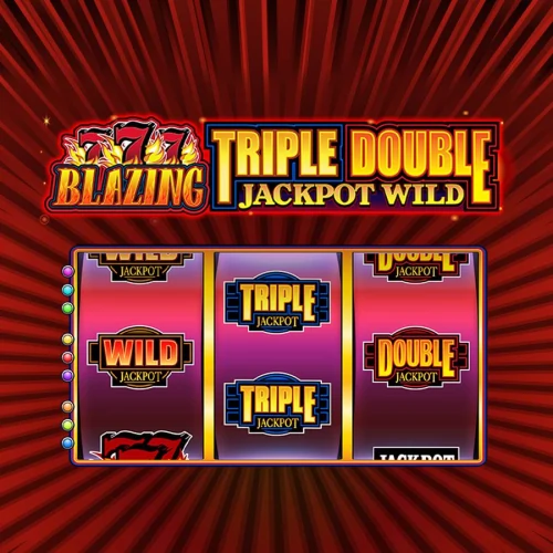 Blazing 777 Triple Double Jackpot Wild
