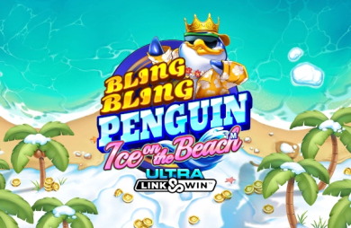 Bling Bling Penguin: Ice On The Beach