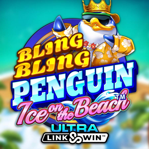 Bling Bling Penguin: Ice On The Beach