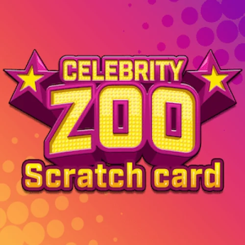 Celebrity Zoo Scratch Card