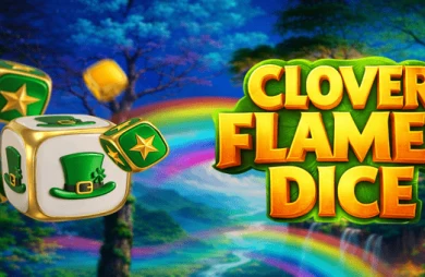 Clover Flames Dice