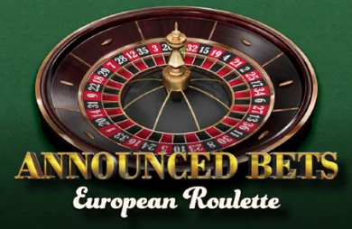 European Roulette Announced Bets