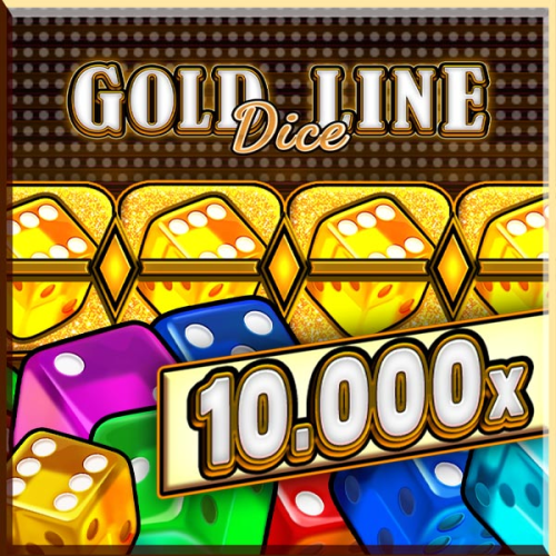 Gold Line Dice