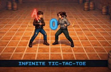 Infinite Tic-Tac-Toe