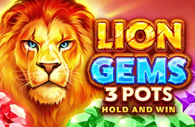 Lion Gems 3 Pots: Hold and Win