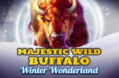 Majestic Wild Buffalo - Winter Wonderland