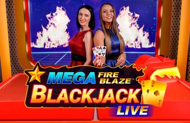 Mega Fire Blaze Blackjack Live