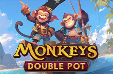 Monkeys Double Pot