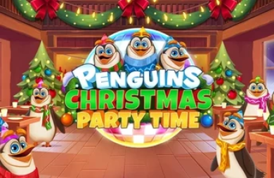 Penguins Christmas Party Time