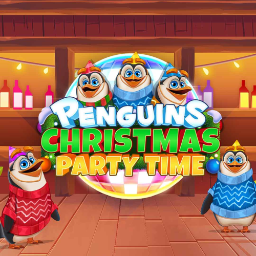 Penguins Christmas Party Time