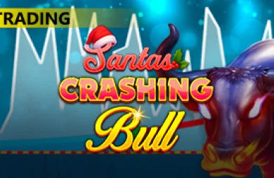 Santas Crashing Bull