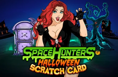 Space Hunters Halloween Scratch Card