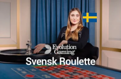 Svensk Roulette Live Casino (Evolution Gaming)